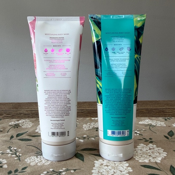 Bath & Body Works Moisturizing Body‎ Wash Set - Gingham Gorgeous & Thailand Kiwi - Picture 2 of 2